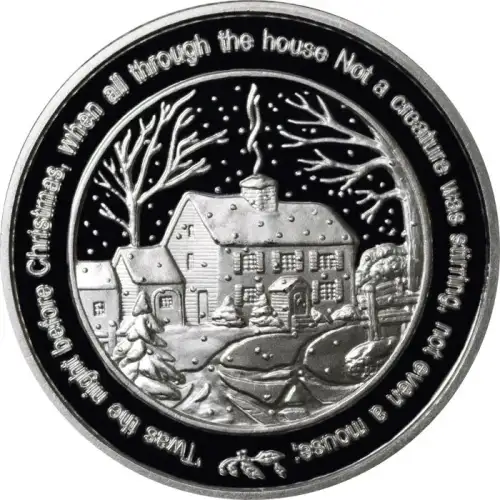 1 oz Silver Round - Twas The Night Before Christmas (.999 Fine) (2)