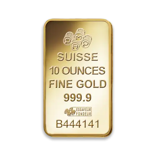 10oz PAMP Gold Bar - Fortuna