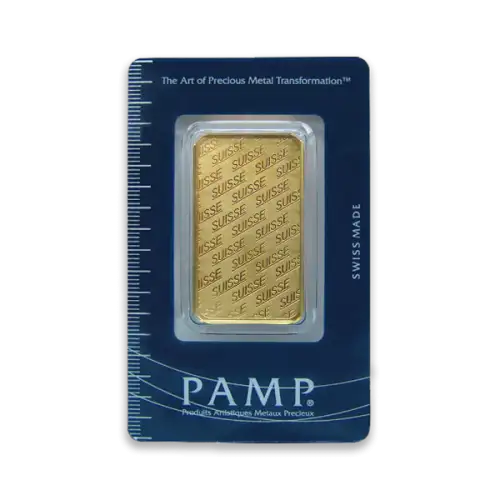 1oz PAMP Gold Bar - Suisse Repeater