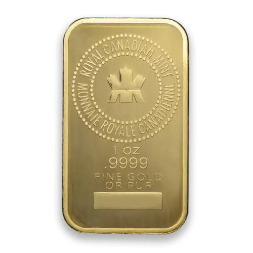 1oz Royal Canadian Mint Gold Bar