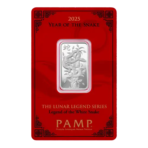 2025 10g PAMP Silver Bar - Year of the Snake (2)