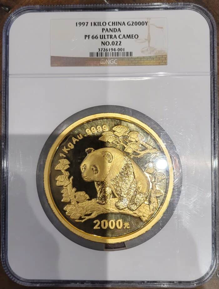 1997 1 kilo gold panda