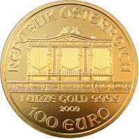 1oz Austrian Philharmonics Bullion Coin - Reverse