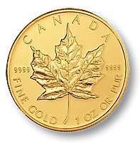 Gold Maple Leaf Coin